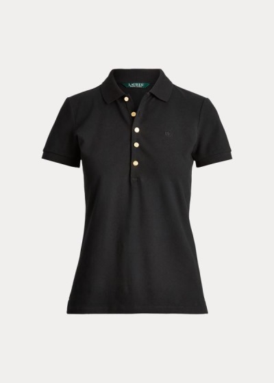 Women's Ralph Lauren Piqué Polo Shirts | 290835DPW